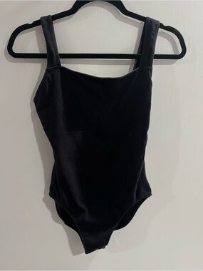 Black leotard with nude mesh lining #ballet #dancewear